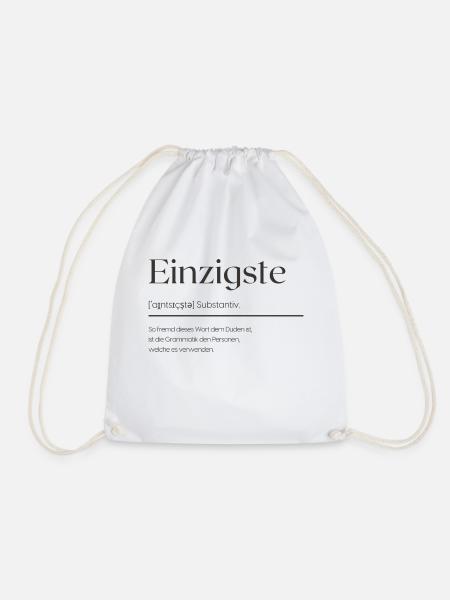 Einzigste - Turnbeutel - Weiß