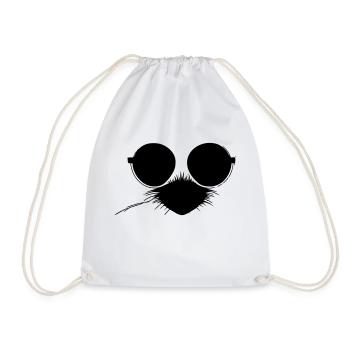 Porcupine Lunettes de soleil Mignons animaux Vector 24 - Sac de sport léger - blanc - Devant