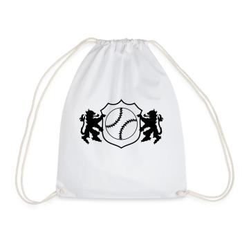 Armoiries du baseball 001 - Sac de sport léger - blanc - Devant