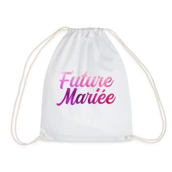 future mariée enterrement vie de jeune fille EVJF - Sac de sport léger - blanc - Devant