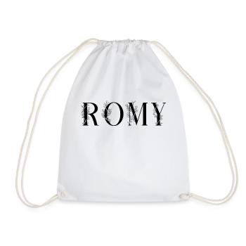 Name - Romy - Turnbeutel - Weiß - Vorne