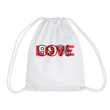Love99% - Drawstring Bag - white - Front