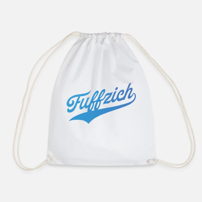 Fuffzich - Fünfzigster Geburtstag - Turnbeutel - Weiß