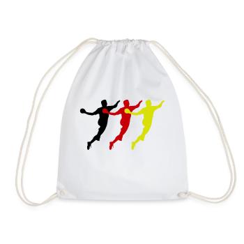Handball players Germany - Drawstring Bag - white - Front