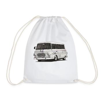 Barkas B1000 // Illustration - Sac de sport léger - blanc - Devant