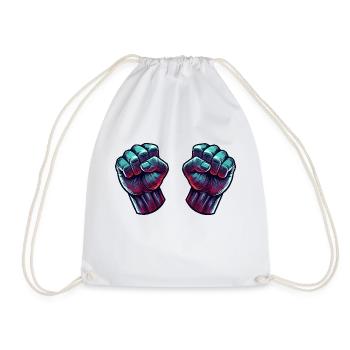 Faust Bande dessinée 2 - Sac de sport léger - blanc - Devant