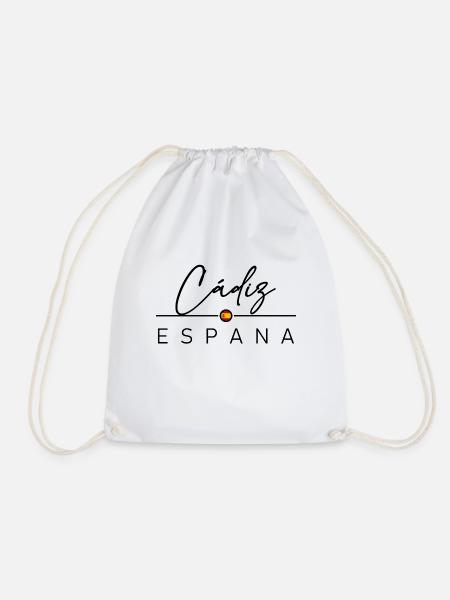 Spain - Cádiz - Cadiz - Spanien - Espana - Turnbeutel - Weiß