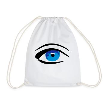 Eye / Auge - watching you - Turnbeutel - Weiß - Vorne