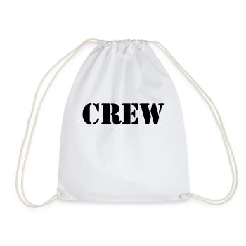 Crew - Drawstring Bag - white - Front