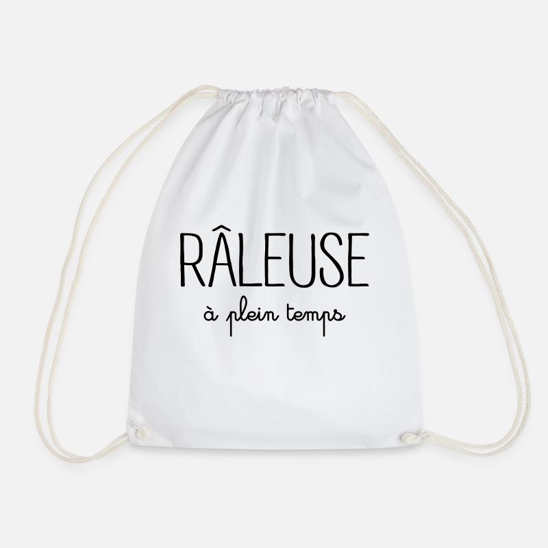 Râleuse à Plein Temps - Sac de sport léger - blanc