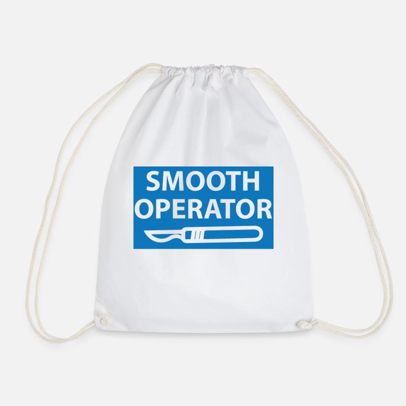 Doktor / Arzt: Smooth Operator - Turnbeutel - Weiß