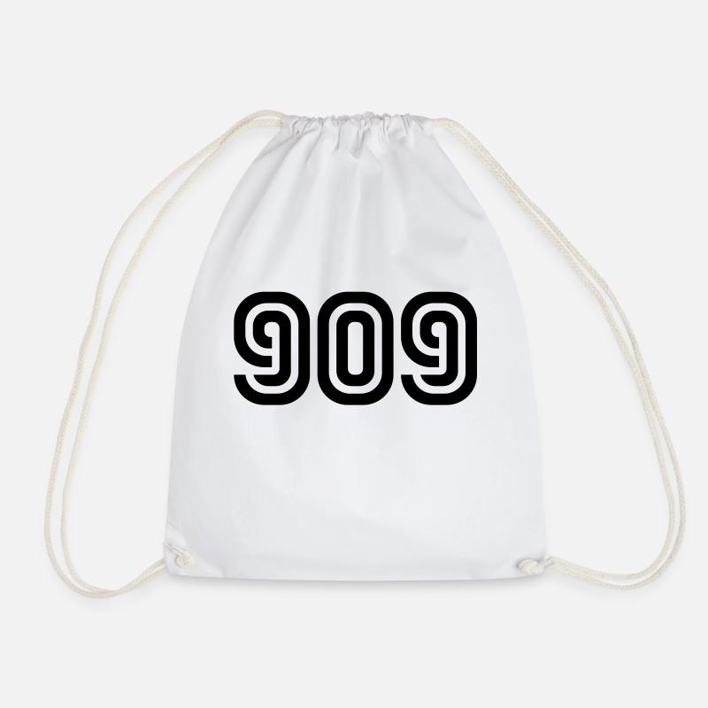Number 909__V001 - Turnbeutel - Weiß