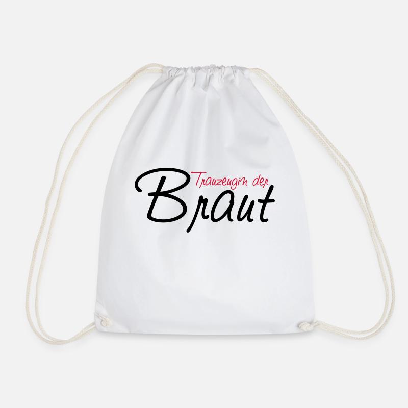 trauzeugin_der_braut - Sac de sport léger - blanc