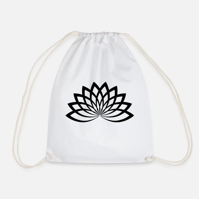 Lotus - Turnbeutel - Weiß