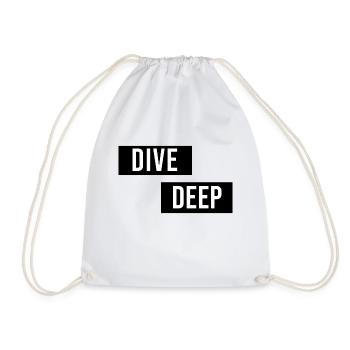 Dive Deep Inspiration - Turnbeutel - Weiß - Vorne