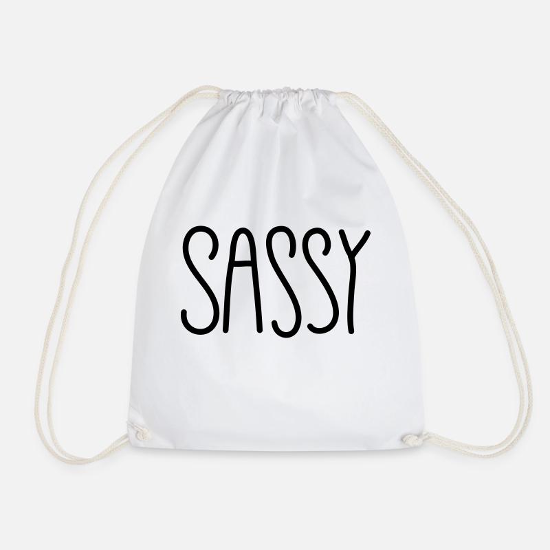 sassy - Turnbeutel - Weiß