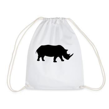 nashorn - Turnbeutel - Weiß - Vorne