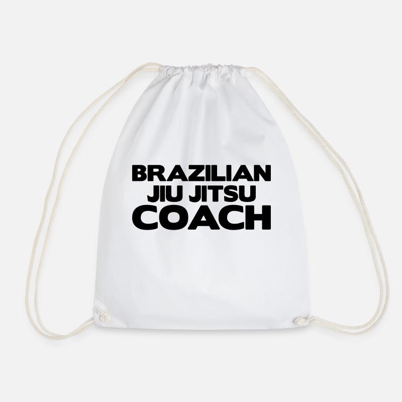 brazilian jiu jitsu bjj coach - Turnbeutel - Weiß