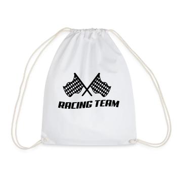 racing_team - Sac de sport léger - blanc - Devant