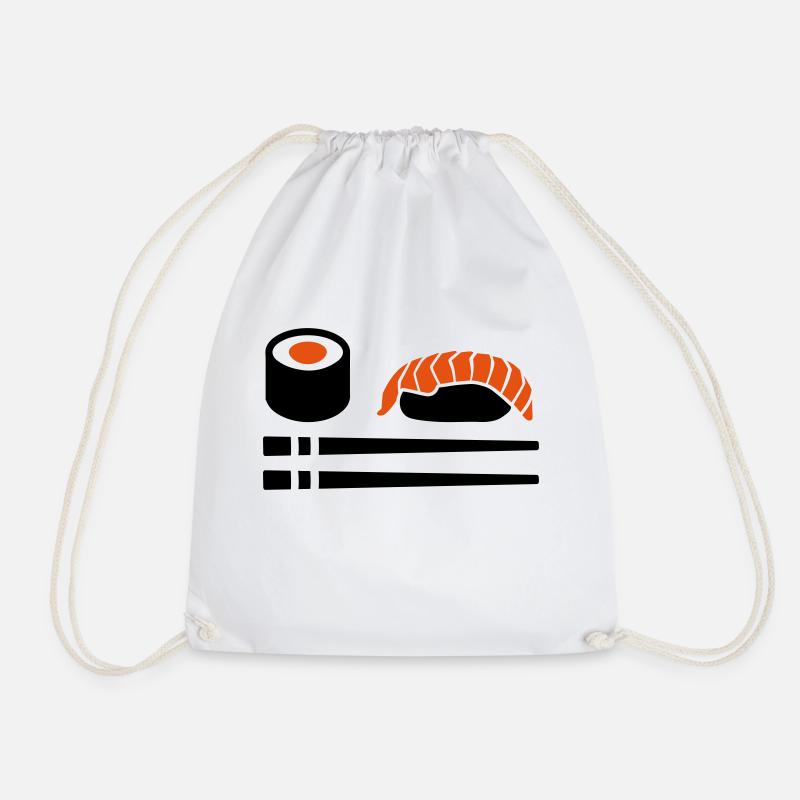 Sushi - Turnbeutel - Weiß