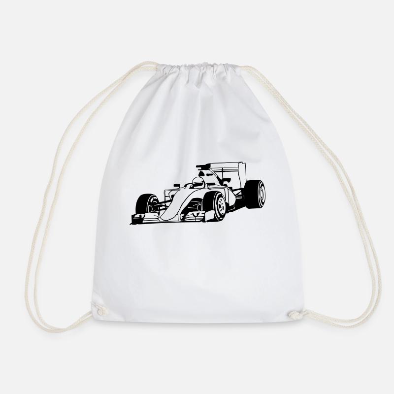 - Motorsports - Drawstring Bag - white