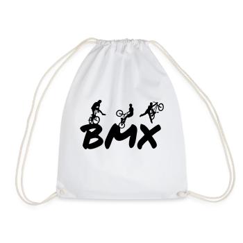 BMX - Turnbeutel - Weiß - Vorne