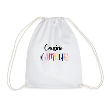 Cousine D'amour - Sac de sport léger - blanc - Devant