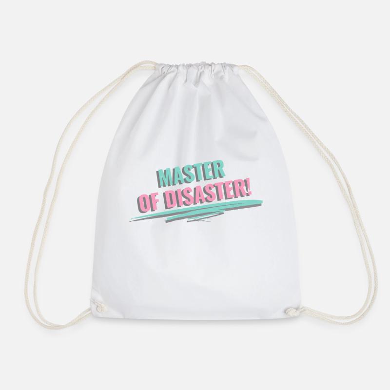 Master of Disaster - Turnbeutel - Weiß