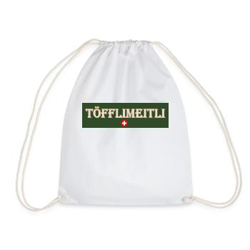 töfflimeitli - Turnbeutel - Weiß - Vorne