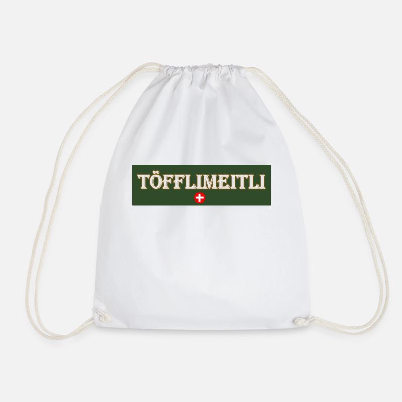 töfflimeitli - Turnbeutel - Weiß