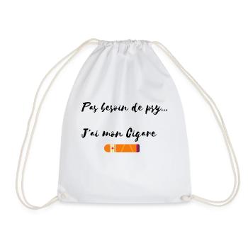 mon cigare - Sac de sport léger - blanc - Devant