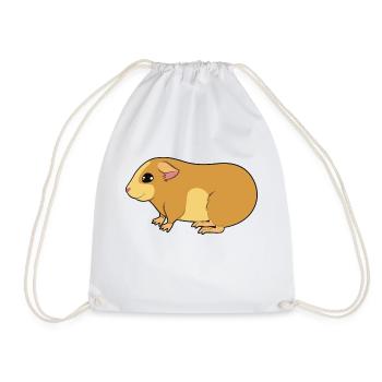 Guinea pig Guinea pig - Drawstring Bag - white - Front