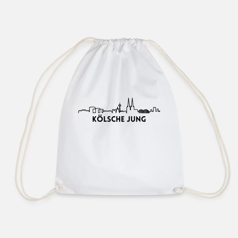 Kölsche Jung, Köln - Turnbeutel - Weiß