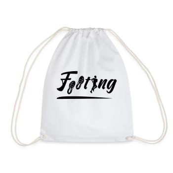 FOOTING ! (running, marathon, sport) Flex - Sac de sport léger - blanc - Devant