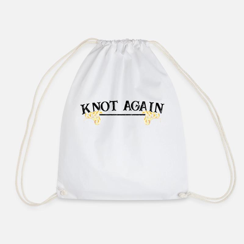 King python design til slange elskere - Sportstaske - hvid