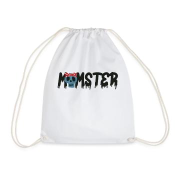 Halloween Momster - Maman est un monstre - Sac de sport léger - blanc - Devant
