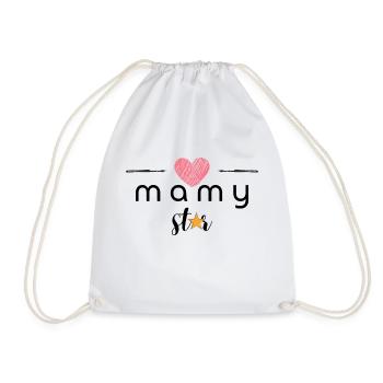 Mamy Stern - Turnbeutel - Weiß - Vorne