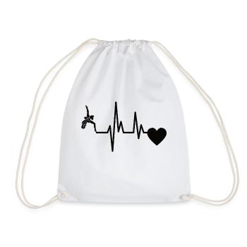 Cheerleader Gift Cheerleading Cheerleader - Drawstring Bag - white - Front
