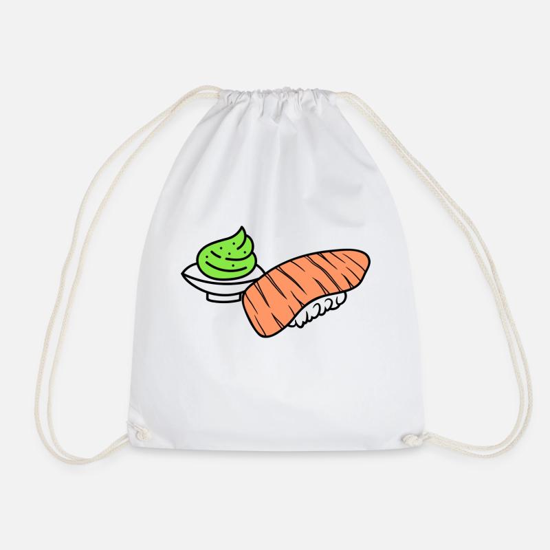 Sushi & Wasabi - Turnbeutel - Weiß