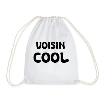 voisin cool - Sac de sport léger - blanc - Devant