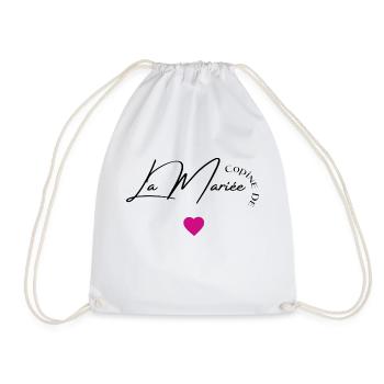 Copine de la mariée - Sac de sport léger - blanc - Devant