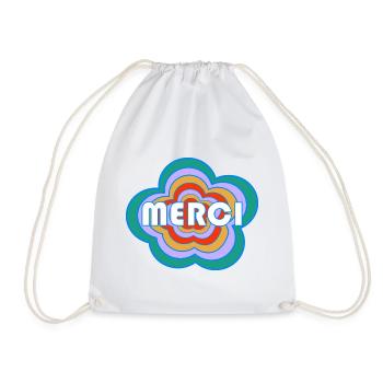 MERCI. MAÎTRESSE. MAÎTRE. MERCI MAÎTRESSE - Sac de sport léger - blanc - Devant