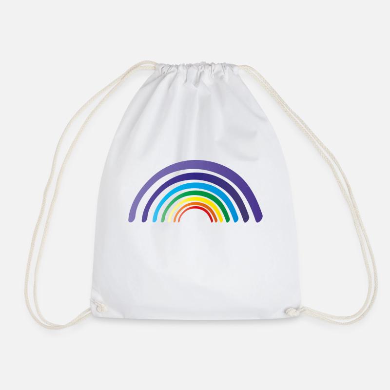 rainbow chakren - Turnbeutel - Weiß