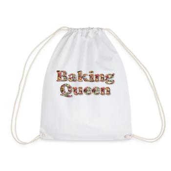 Baking Queen - Turnbeutel - Weiß - Vorne