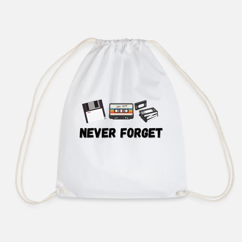 Never Forget - Turnbeutel - Weiß