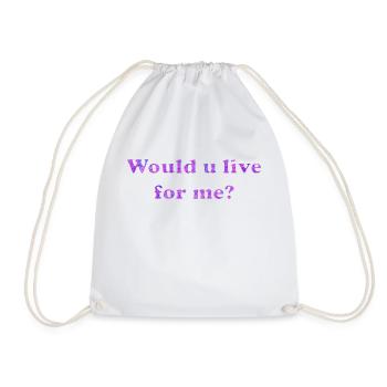 Viriez-vous pour moi ? - Sac de sport léger - blanc - Devant