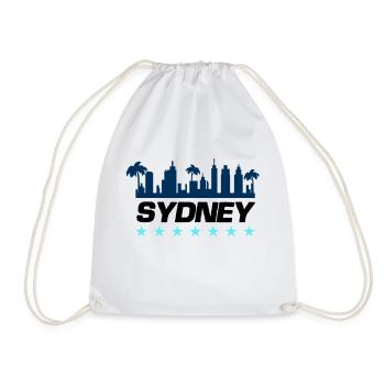 sydney stadt - Turnbeutel - Weiß - Vorne