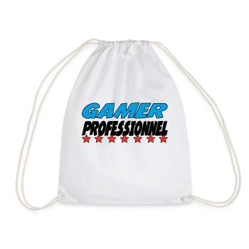 GAMER PROFESSIONNEL - Sac de sport léger - blanc - Devant
