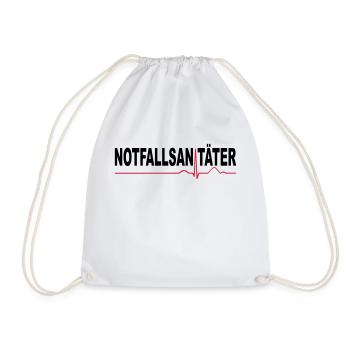 Notfallsanitäter - Turnbeutel - Weiß - Vorne
