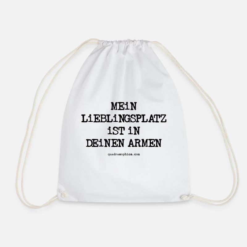 Lieblingsplatz - Turnbeutel - Weiß